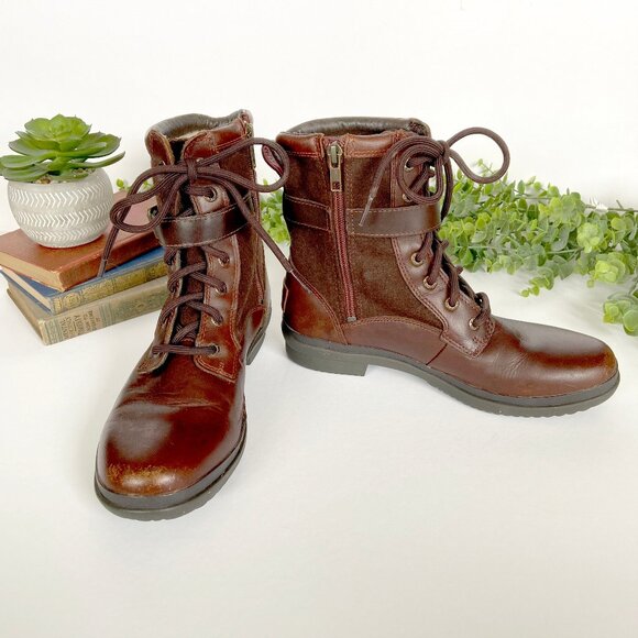 UGG Shoes - UGG Kesey Boots Chestnut Brown size 7.5